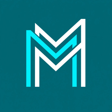 Minimal MS shield logo white on transparent